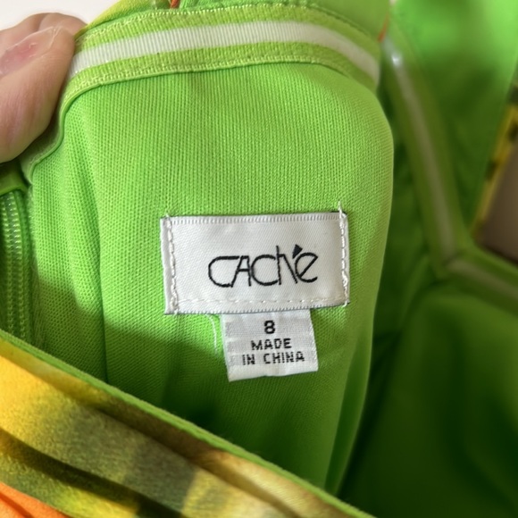 Vintage Cache floral embellished chiffon gown - Picture 8 of 8